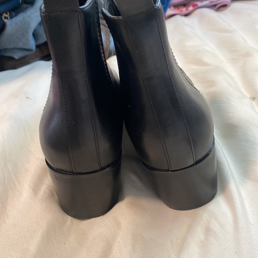 Cole Haan Marinne Black leather ankle boots 9 - Picture 5 of 9